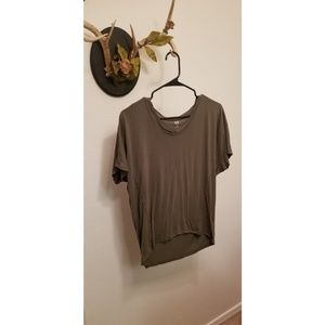 Military Green Gap Blouse